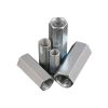 Ống nối ty ren lục giác thép mạ